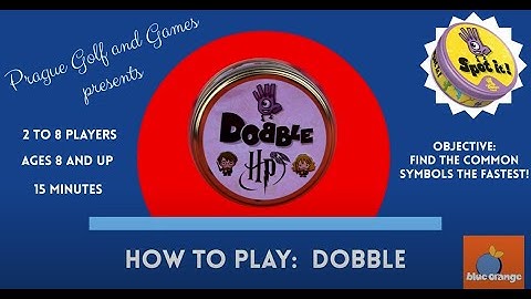 How to Play DOBBLE or SPOT IT