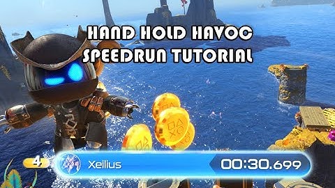 Astro Bot Hand Hold Havoc Speedrun Tutorial