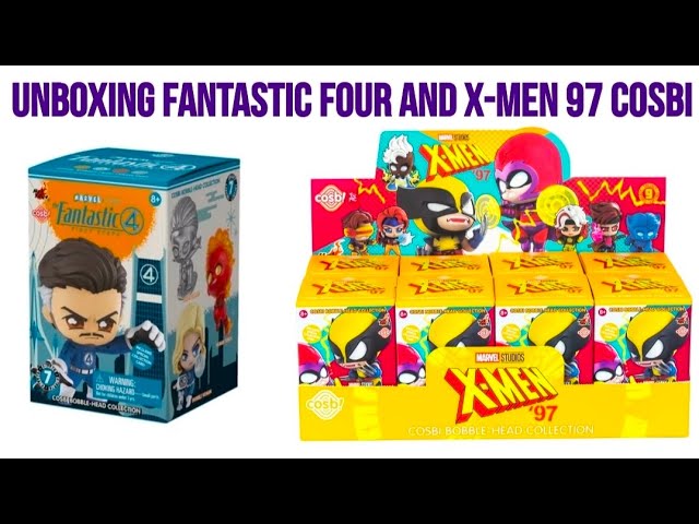Unboxing Fantastic Four and X-Men 97 Cosbi - YouTube