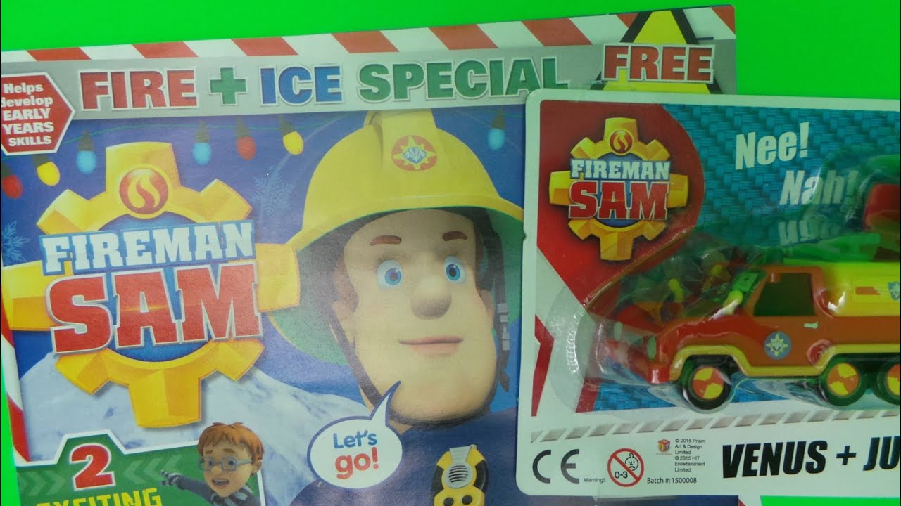 Firefighter Fireman Sam Special in English + Jupiter and Venus UK Toy