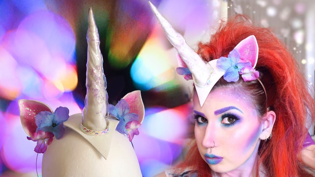 Glorious Unicorn Headpiece FUN - Glitter Ears and a soft unicorn horn make this a great headpiece LED Unicorn Headband 2 Piece Set for Toddlers, Children, Teens, And Adults For Party. Decorative Floral Headpiece Long .