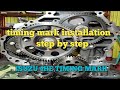 isuzu 4he-1.. timing gear and timing mark installation ..step by step..