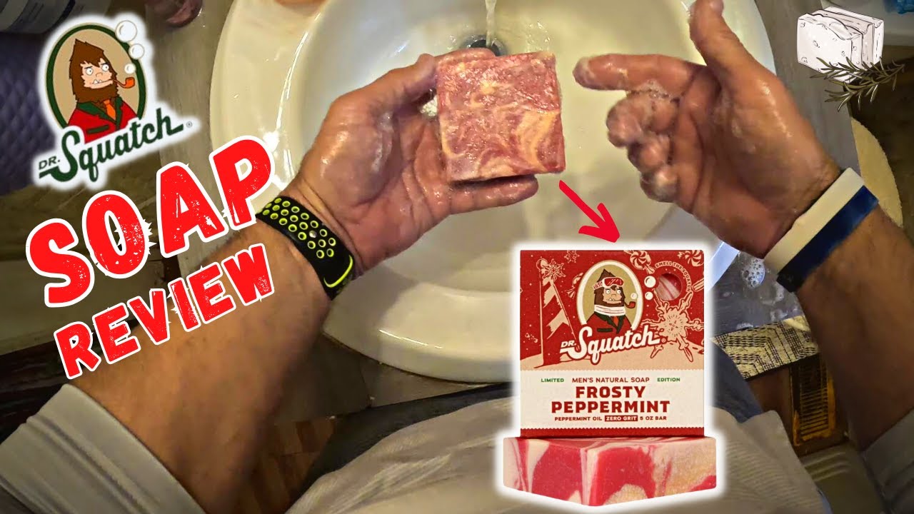 Dr. Squatch Limited Edition Bars Frosty Peppermint - Review 