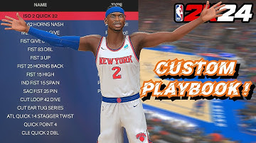 Creating A Custom Playbook For A Subscriber ! | NBA 2K24