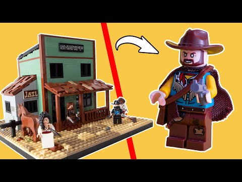 Видео: Построил 8 ВЕСТЕРН Локаций из LEGO