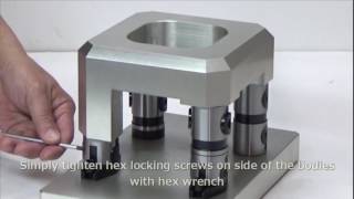 MODULAR PULL CLAMPING SYSTEM workholding device for milling cnc 5 axis