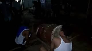 Yuu bangunkan sahur warga kp. Jampang  ala persib.