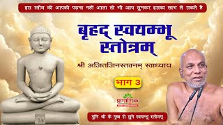 बृहद् स्वयम्भू स्तोत्रम् | श्री अजितजिनस्तवनम् स्वाध्याय - भाग 3 | Muni PramanSagar ji