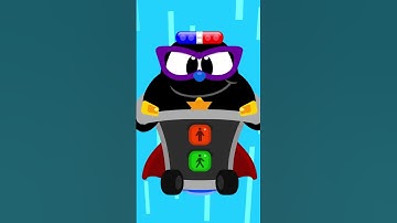 Thumbnail of Stop! Signal Man🚦 Police Car (x1.5 times faster) | Kids Safety Song | #shorts #tidikids #carsong