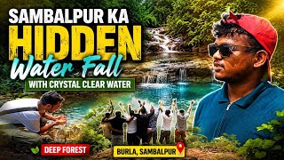 Sambalpur's Hidden Waterfall 💦 | Crystal Clear Water in Deep Forest | Burla, Sambalpur Odisha