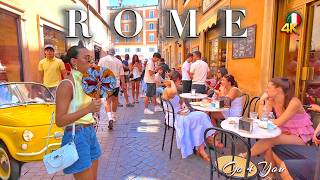 ROME ITALY 🇮🇹 City I`m in love 4K Original unique living breathing / Walking Tour Ambient Sound