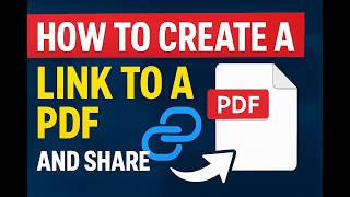 How to Share a PDF file by Link