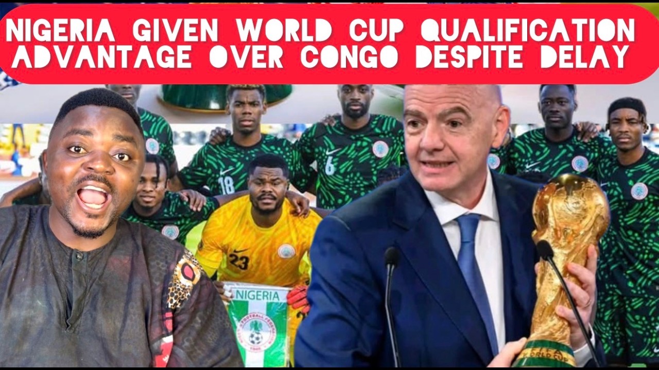 Нигерии предоставлено значительное преимущество в квалификации на Кубок ФИФА против Конго, несмот...