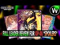 One piece tcg my full op08 leader review and breakdown minitier listprediction spoilers
