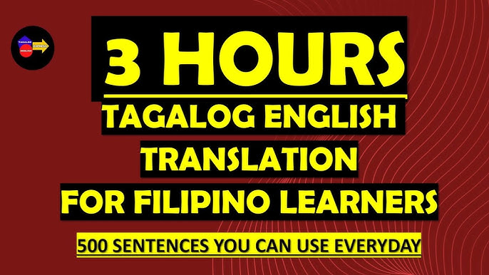 Tranlate tagalog to english