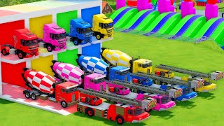 Download Lagu Garage with Colors - ALL MIXER TRUCK WITH DOUBLE FLATBED TRAILER TRUCK, SCANIA, PETERBILT, LIZARD MP3 Download Lagu Garage with Colors - ALL MIXER TRUCK WITH DOUBLE FLATBED TRAILER TRUCK, SCANIA, PETERBILT, LIZARD MP3