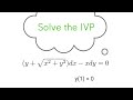 Initial Value problem