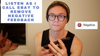 Listen As I Call eBay To Remove Negative Feedback! видео