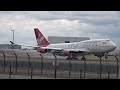 Virgin 747 G-VROM arrives at Heathrow + BA 747 departs for last time. 18 August 2020 #747retirement