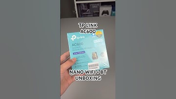 TP LINK AC600 Nano Wifi + Bluetooth 4.2 USB Adapter #shorts #asmr #unboxing #tplink #wireless #pc