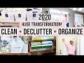 NEW! CLEAN + DECLUTTER + ORGANIZE WITH ME 2020 | KONMARI | HUGE DECLUTTER + CLOSET TRANSFORMATION