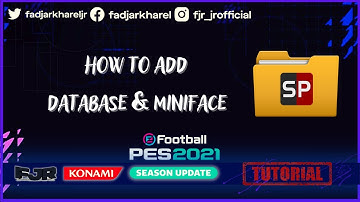 PES 2021 - How To Add Database & Miniface | SIDER VERSION