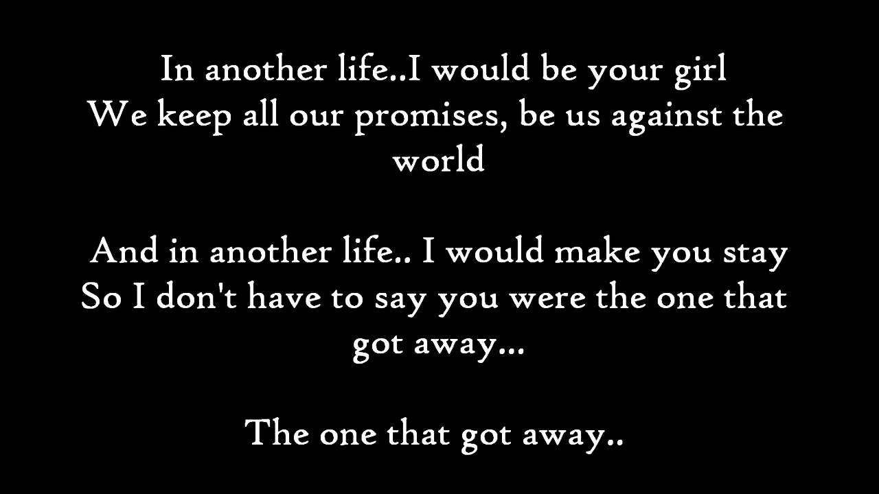 The One That Got Away Lyrics - Kate Perry - YouTube