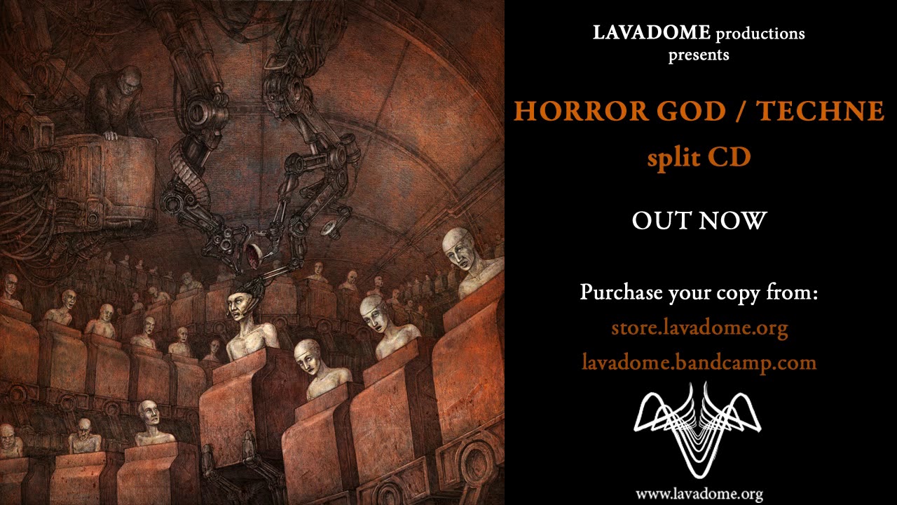 HORROR GOD / TECHNE spit CD (Full Album, Technical Death Metal)