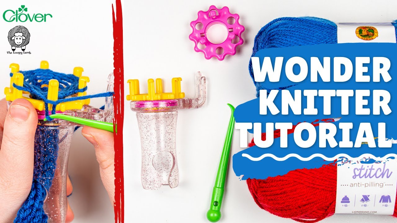【WONDER WONDER】Shining Wool Ribbon Strap Punching Knit OP Wonder Knitter Tutorial - YouTube
