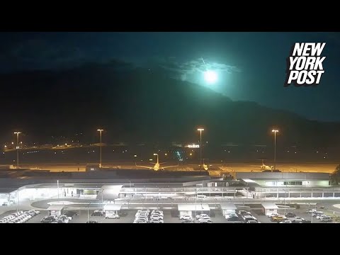 Meteoroid fireball blazes across night sky: ‘Pretty incredible’ | New York Post