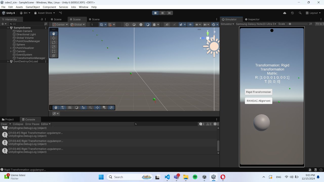 Point Cloud Alignment - AR Project with Unity - YouTube