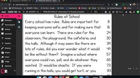 Using Kami to Complete Assignments