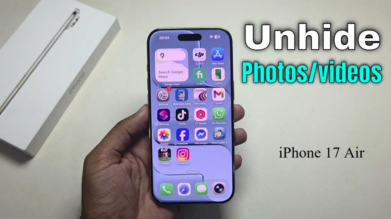 iPhone 17 Air: How do you unhide all photos on iPhone?