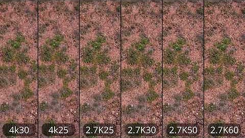 DJI mini 2: 4k vs 2.7k compression artifacts