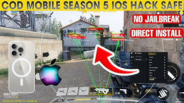 COD Mobile iOS Hack No Jailbreak | Main Account Safe COD iPhone iPad Mod Menu