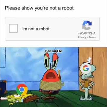 Tuan Krab| Apa Kau Kira Aku Ini Robot | Meme Spongebob | Bahasa Indonesia