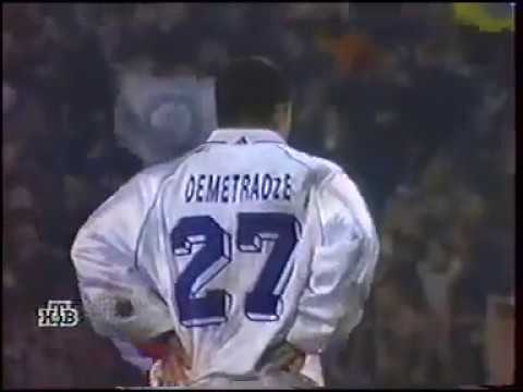 კალაძის და დემეტრაძის გოლები (დინამო 2:0 ბაიერნი)