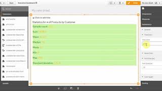 Qlik sense Extension Statistics Summary