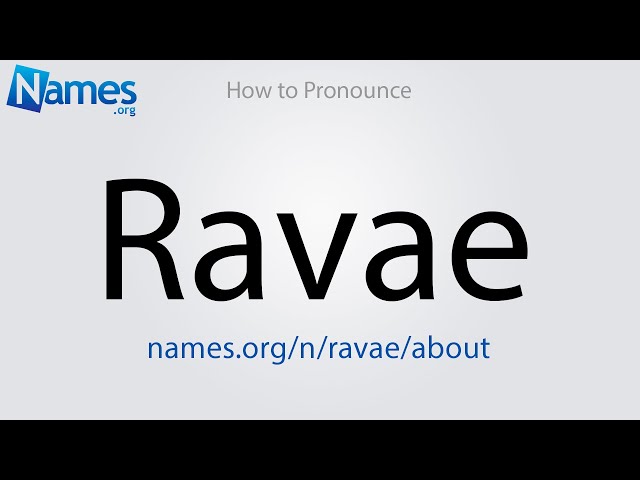 Ravane Meaning, Pronunciation, Numerology and More