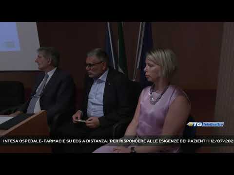 INTESA OSPEDALE-FARMACIE SU ECG A DISTANZA: 'PER RISPONDERE ALLE ESIGENZE DEI PAZIENTI' | 12/07/2023