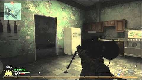 MW2 - Quickscoping w/ Intervention on Vacant (GameplayCommentary)