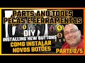 DIY - todas as peças e ferramentas para instalar botões no Volante Thrustmaster .Parts and Tools 2/5