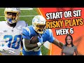 7 Risky Starts That Could Win…or Wreck Your Week 6 Fantasy Matchup