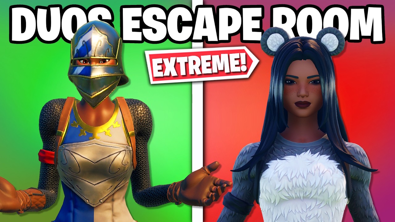 The HARDEST Fortnite Duo Escape Room EVER...