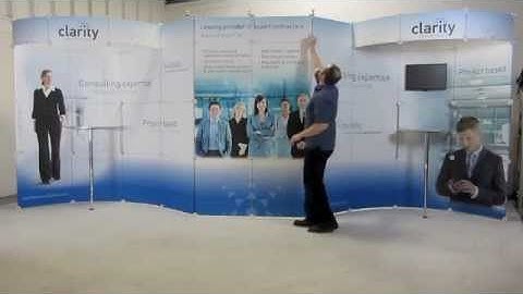 LITE Trade Show Panel Display 10x20 with Magnetic Graphics.m4v
