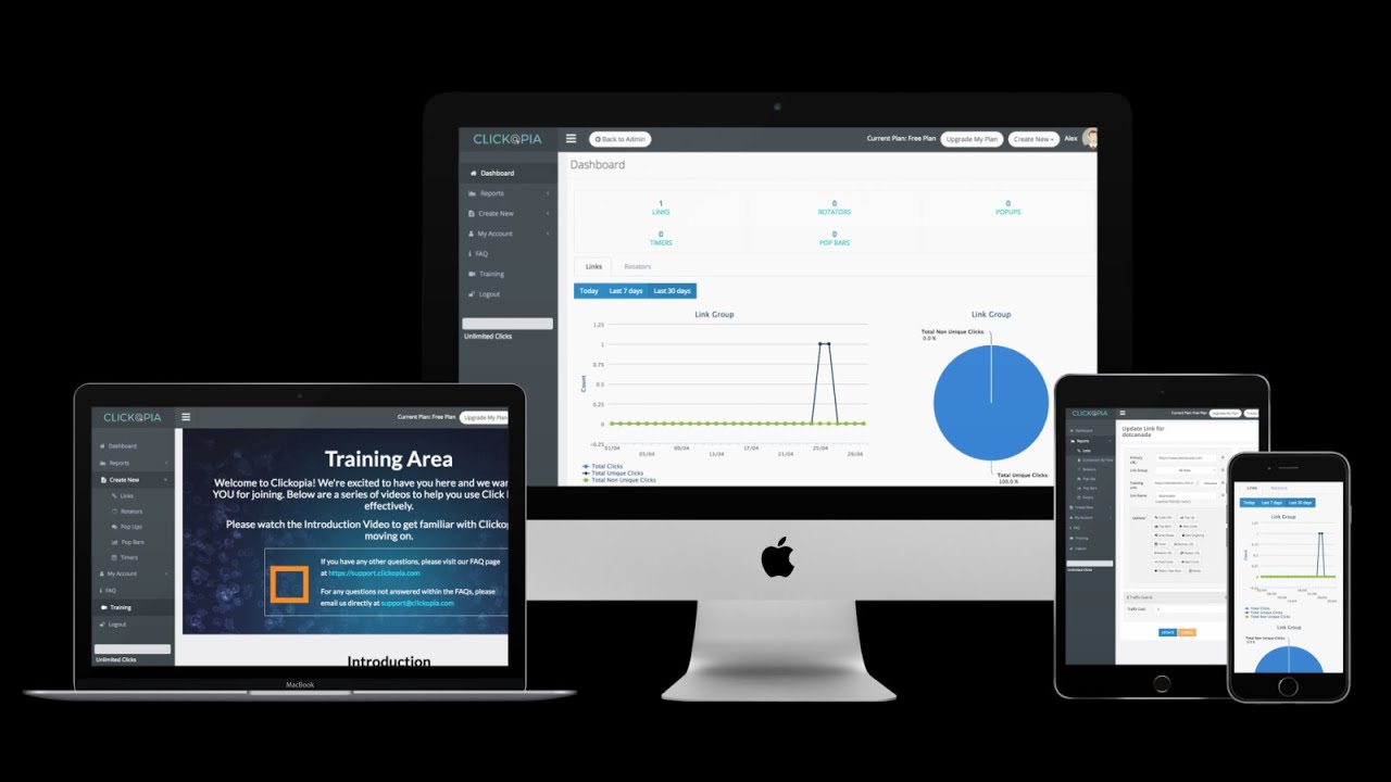 Clickopia Review-Clickopia Demo-Clickopia Link Tracking Features