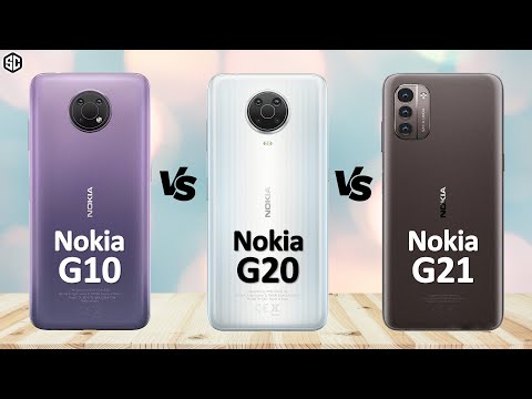 Nokia G21 VS Nokia G20 VS Nokia G10