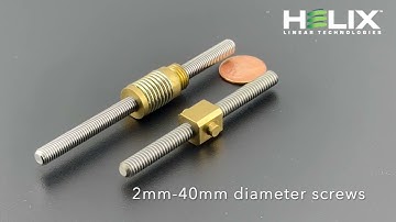 Bronze Acme Nuts on Custom Acme Screws