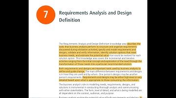 BABOK Guide v3 Audiobook - Requirements Analysis and Design Definition