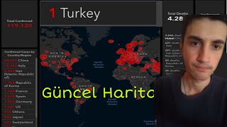 Corona Virüsü Türkiye de, Corona Virüsü Güncel Harita